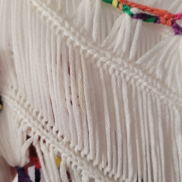 Crochet Ombre Fringe Swimsuit Cover up Shein Curve XL - Picture 5 of 7